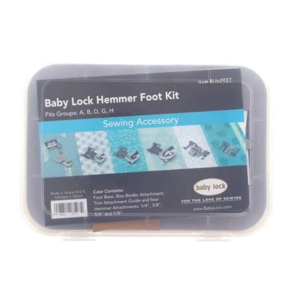 Baby Lock Hemmer Foot Set storage case