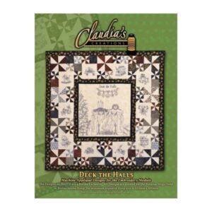 Claudia's Creations Deck the Halls quilt designs main product image