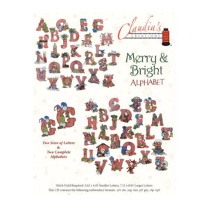 Claudia's Creations Merry & Bright Alphabets main product image