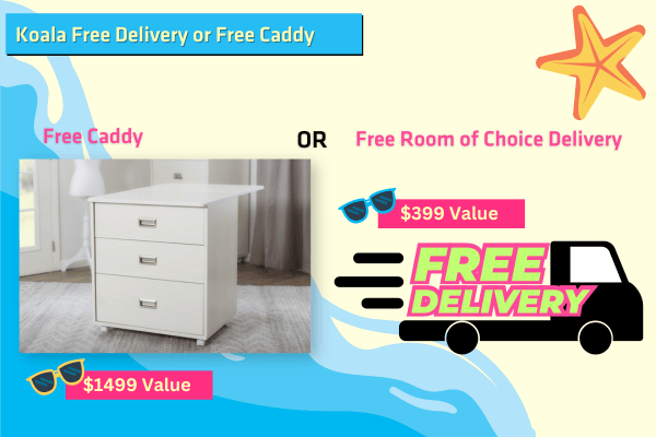 Koala Free Caddy or Free Delivery promo for June