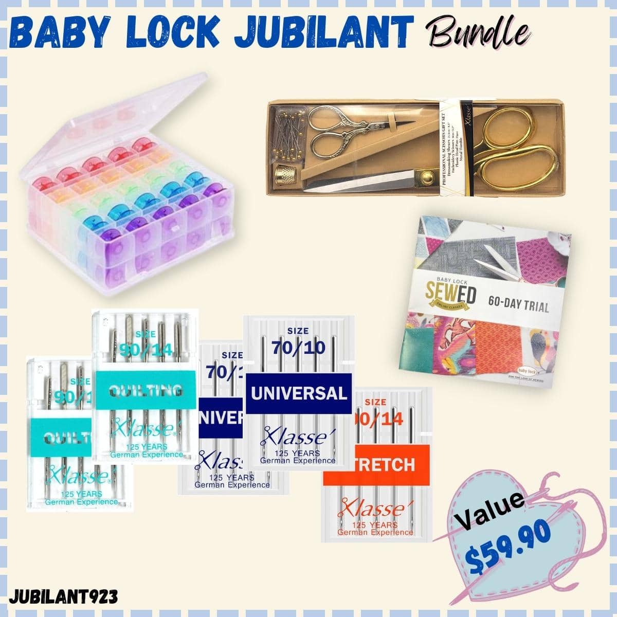 Baby Lock Jubilant Bundle Moore's Sewing