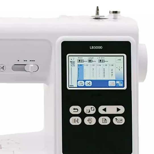 Brother LB5000 Computerized Sewing and Embroidery Machine with Sewing  Bundle 