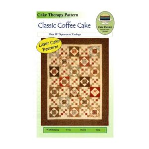 Cozy Quilt Designs Classic Coffee Cake quilt pattern main product image