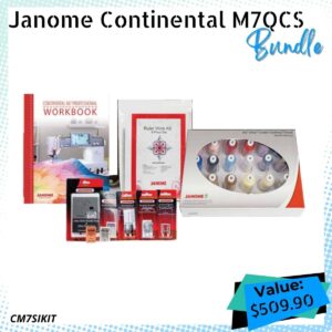 Janome Continental M7QCS Bundle for warehouse sale