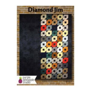 Purple Pineapple Studios Diamond Jim quilt pattern for main product image