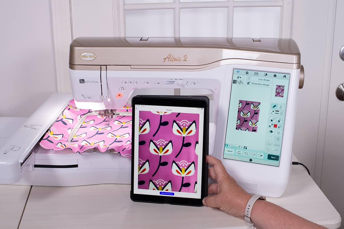 Baby Lock Altair 2 Embroidery Machine with IQ Intuition™ Positioning App