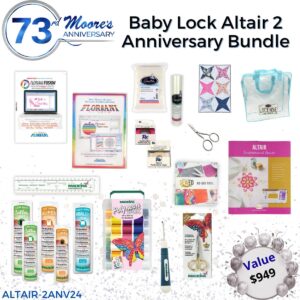 Baby Lock Altair 2 bundle for 73rd Anniversary Sale