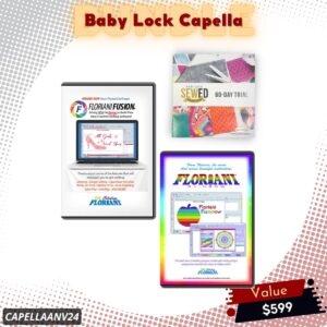 Baby Lock Capella bundle for Year End Sale