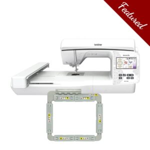 Brother Innov-ís NQ1700E Embroidery Machine with featured bundle