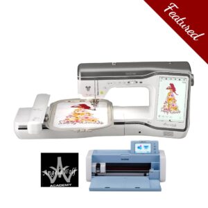 Brother Stellaire Innov-ís XJ2 sewing and embroidery machine with featured bundle