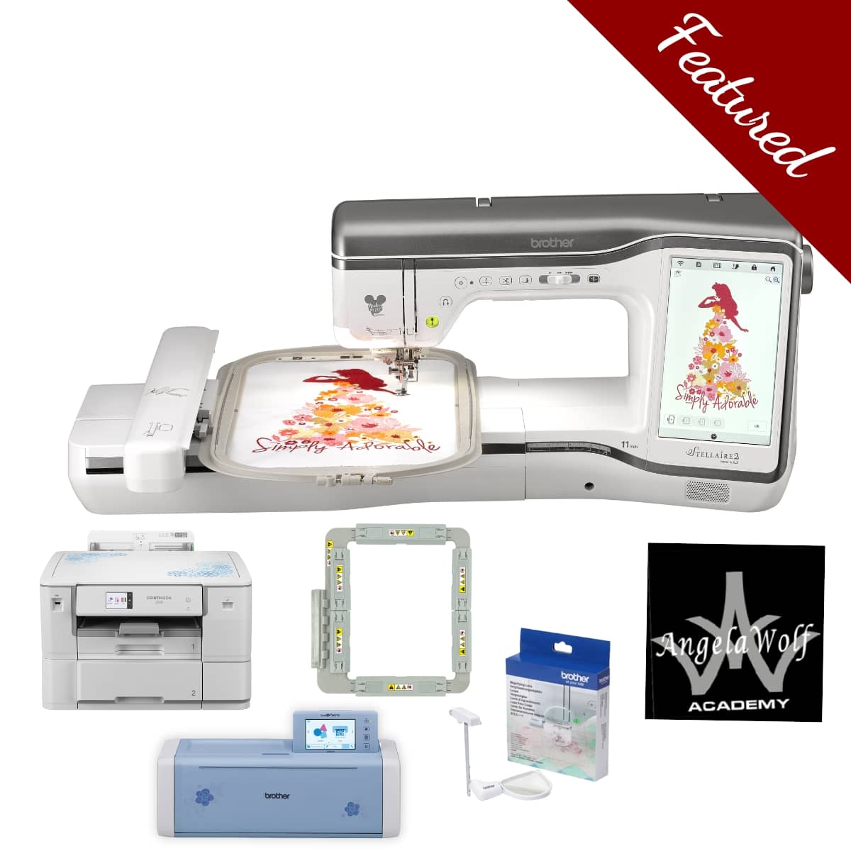 Brother Stellaire Innov-ís XJ2 Sewing and Embroidery Machine Ultimate  Package