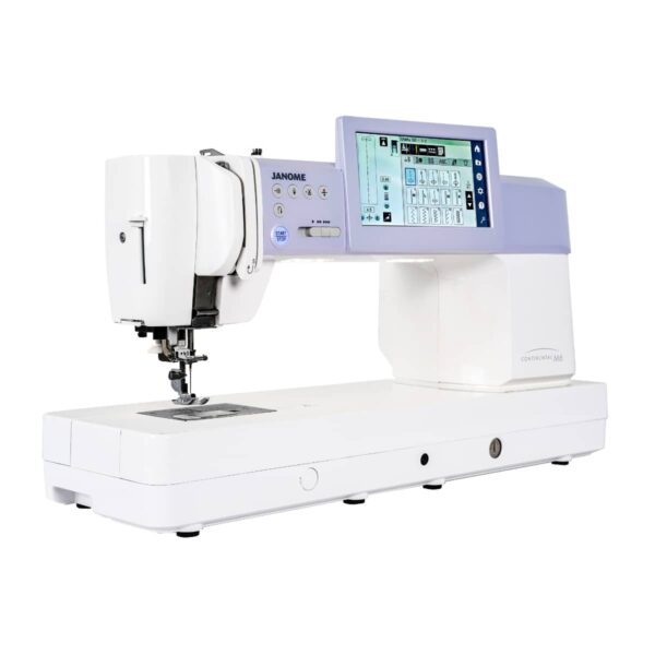 Janome Continental M6 sewing machine left angle