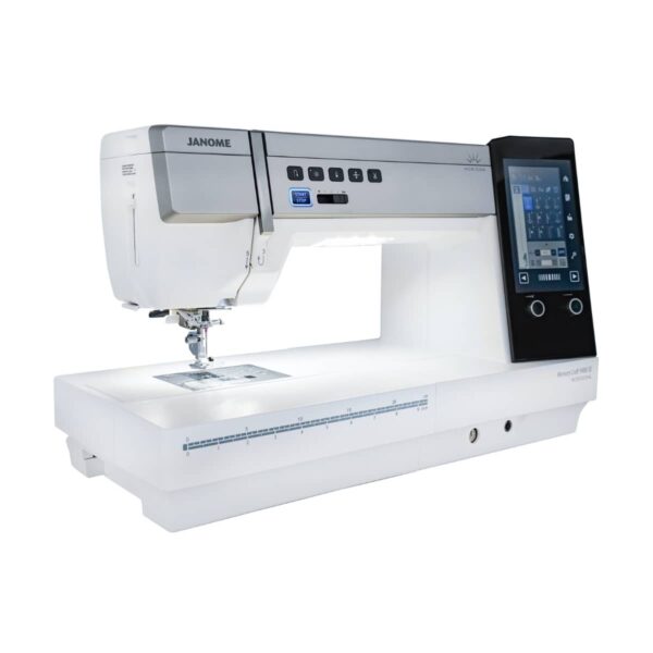 Janome Memory Craft 9480 sewing machine right angle