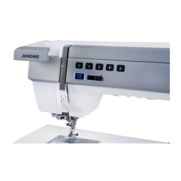 Janome Memory Craft 9480 sewing machine with overhead light