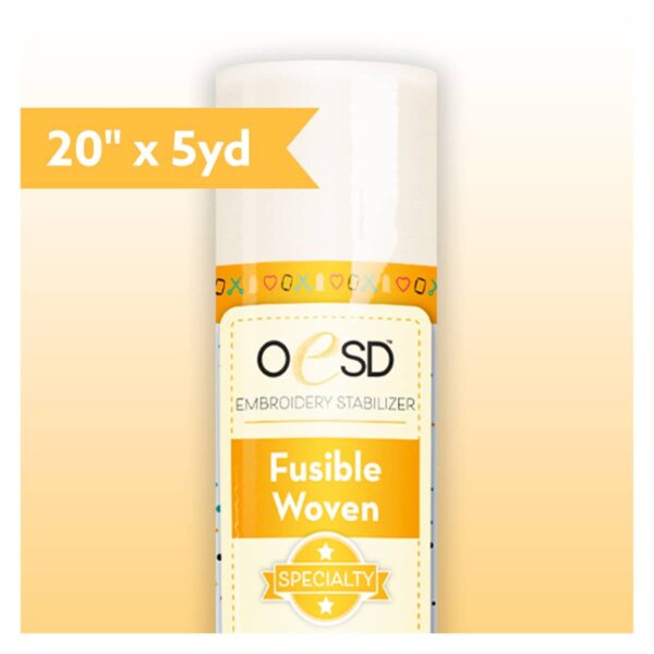 OeSD Fusible Woven Cutaway Stabilizer 20" x 5 yards (white)