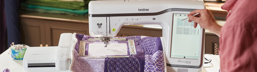 Brother Stellaire2 Innov-ís XJ2 Disney Combo Sewing and Embroidery Machine  - Sewing and Vacuum Authority