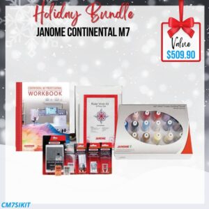 Janome Continental M7 Bundle for holiday sale