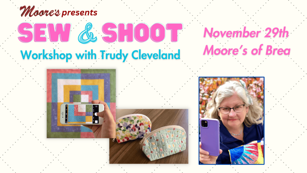 Sew and Shoot Event info card