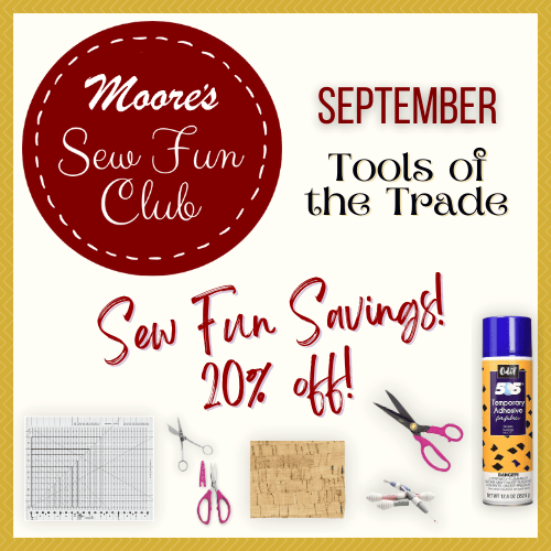 Save 20% on Sew Fun Club September products