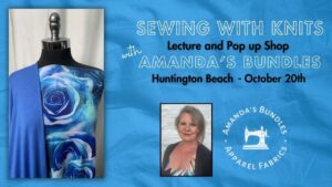 Sewing with Knits event info card