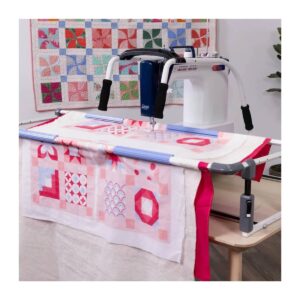 Grace Cutie Breeze Tabletop Fabric Frame with quilting machine