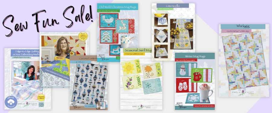 Collage of featured Amelie Scott Designs products for November SFC