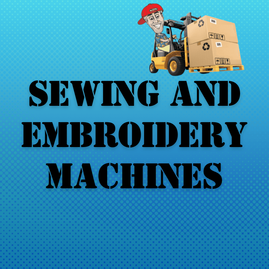Warehouse sale Category Card for sewing and embroidery machines