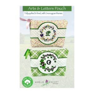 Amelie Scott Designs Art and Letters Pouch main product image