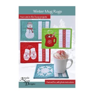 Amelie Scott Designs Winter Mug Rugs main product info