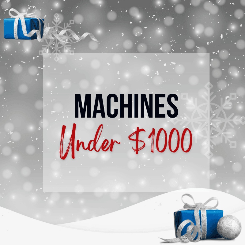 Machines Under $1000 category for Holiday Sale
