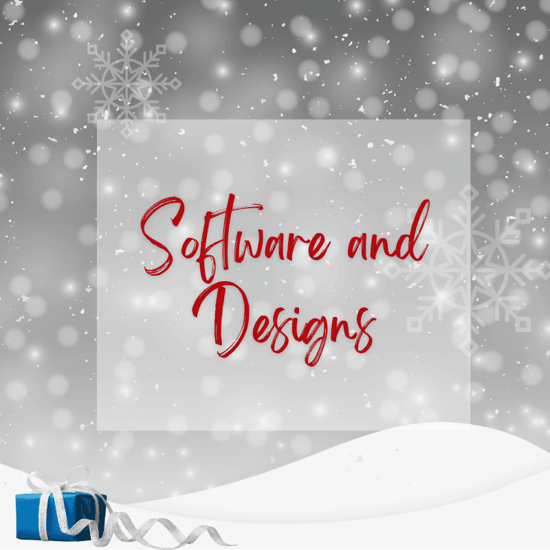 Software and Designs category for Holiday Sale