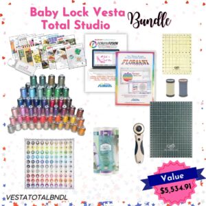 Baby Lock Vesta Total Studio bundle for Valentine's 3in1 Sale