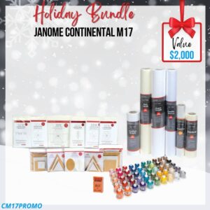 Janome Continental M17 Bundle for holiday sale