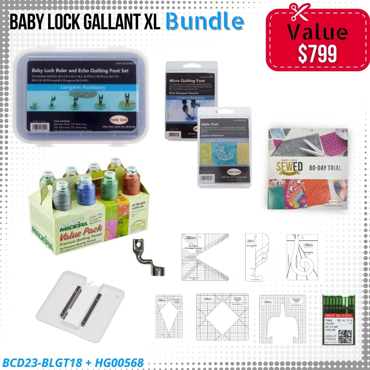 Baby Lock Gallant XL Longarm Quilting Machine Moore's Sewing