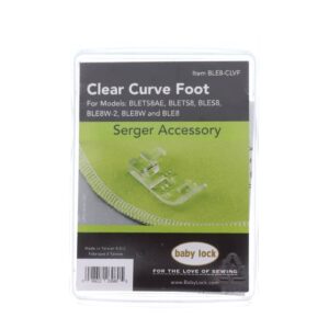 Clear Curve Foot for Baby Lock sergers package