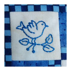Bird Brain Designs Simplify Machine Embroidery Pattern bird