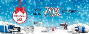 Christmas Sale home page banner