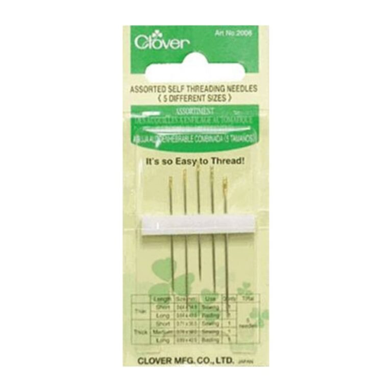 Clover SelfThreading Needles Moore's Sewing