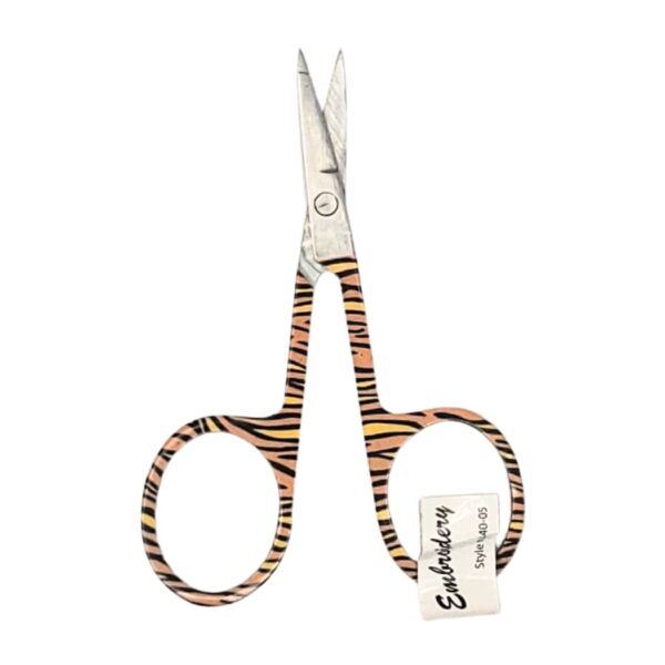 Embroidery Scissors With tiger pattern