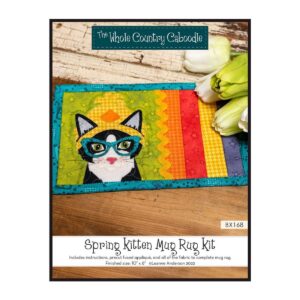 Spring Kitten Mug Rug Kit main product image