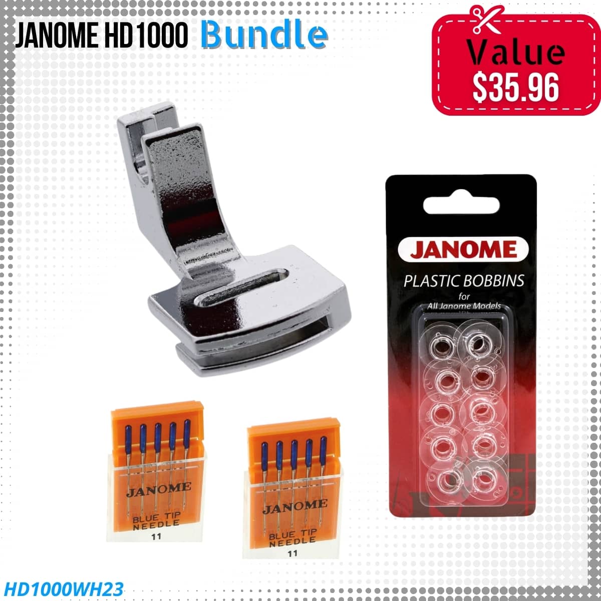 Janome HD1000 Sewing Machine is available at all Moore's locations