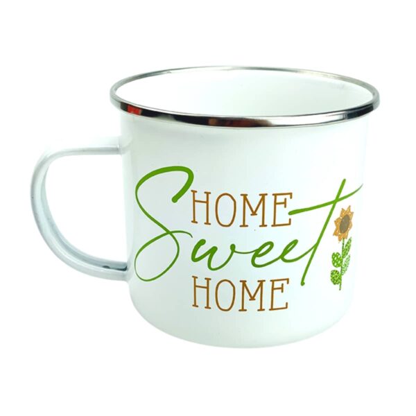 Lori Holt Home Town Enamel Mug back