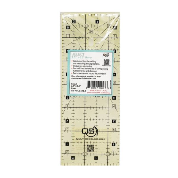 Quilters Select 2.5"x6.5" ruler main product image