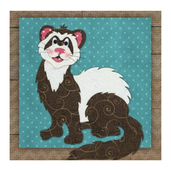 Whole Country Caboodle Ferret Applique main product image