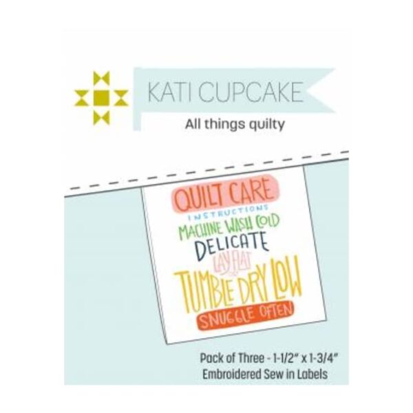 Kati Cupcake Quilt Instructions - Sew in Label Pack