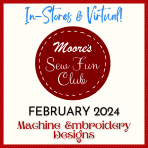 sign up page card for Sew Fun Club February 2024