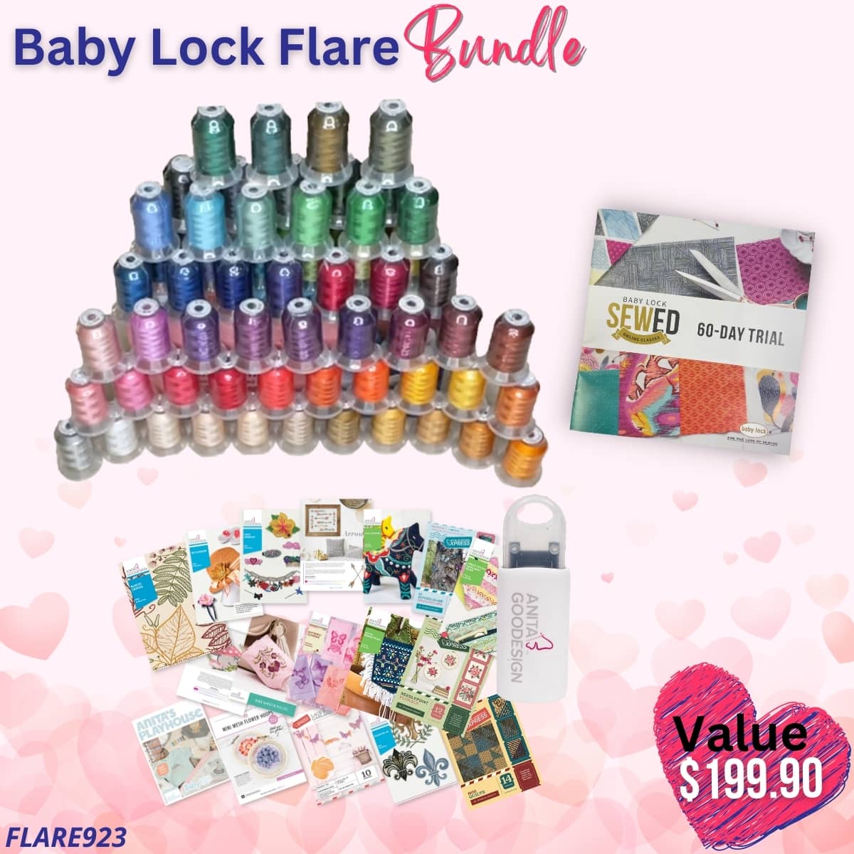 Baby Lock Flare bundle for Valentine's Sale