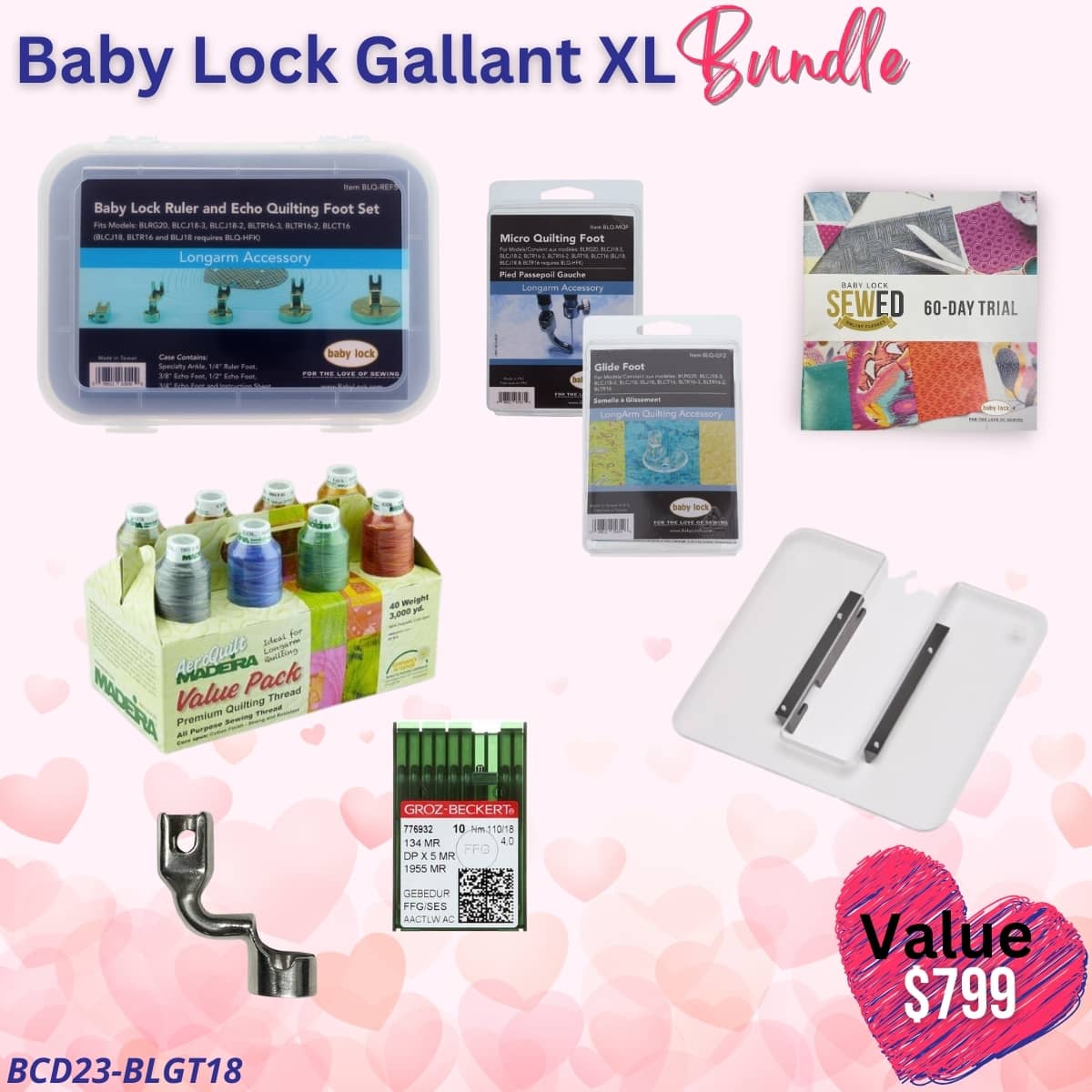 Baby Lock Gallant XL Longarm Quilting Machine - Moore's Sewing