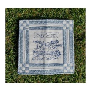 Bird Brain Designs Simple Blessings machine embroidery sample