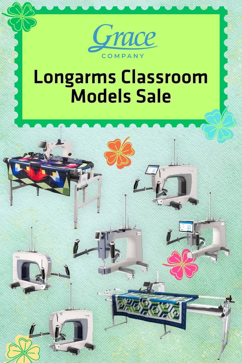 Grace Longarm Classroom Models Sale banner image for mobile